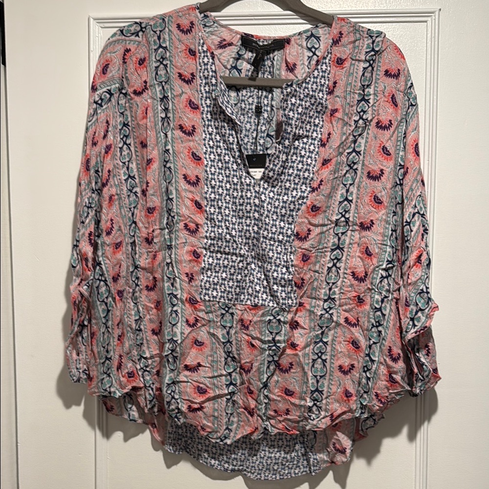 Women's Multicolor Bohemian Top